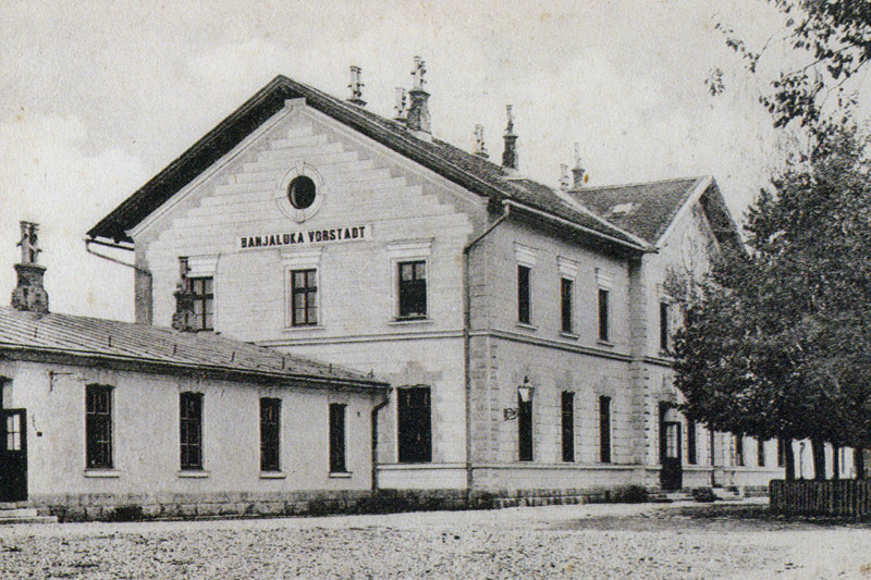 Stanica „Banjaluka predgrađe“ (Vorstadt) početkom XX vijeka