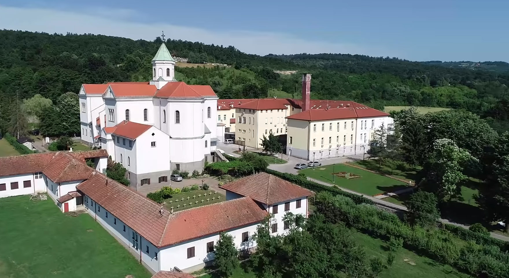 Kompleks samostana Marija Zvijezda iz vazduha