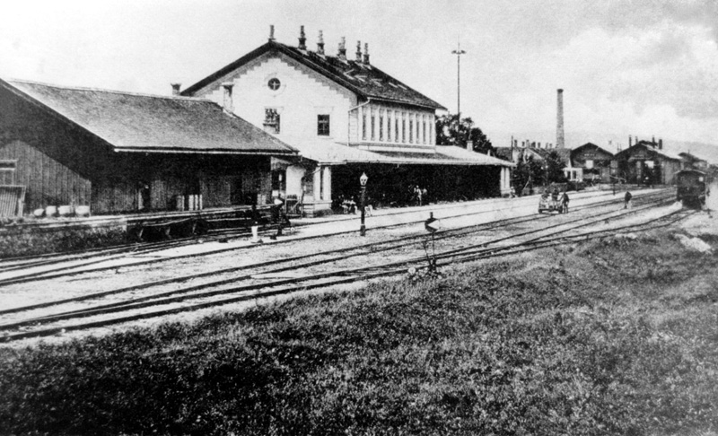 Banjalučka željeznička stanica, arhivski snimak
